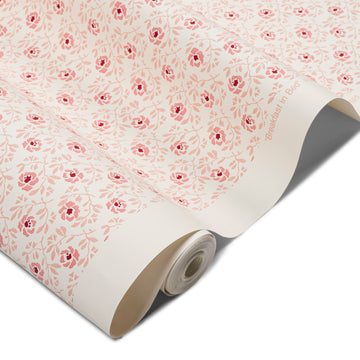 Breakfast in Bed Wallpaper Pink Raspberry
