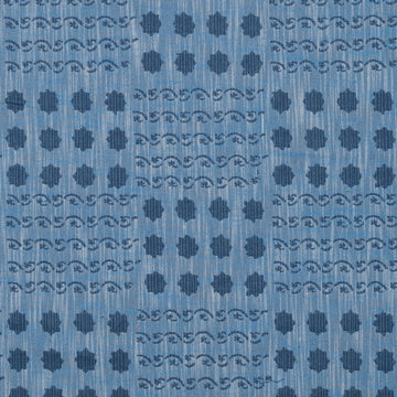 Campobello Performance Fabric (Reversible) Blue