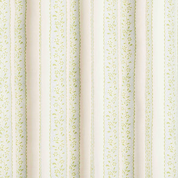 Dolly Stripe Fabric Lettuce Green