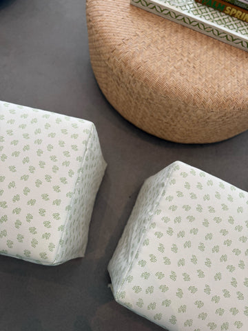 Dolly Flower Fabric Lettuce Green