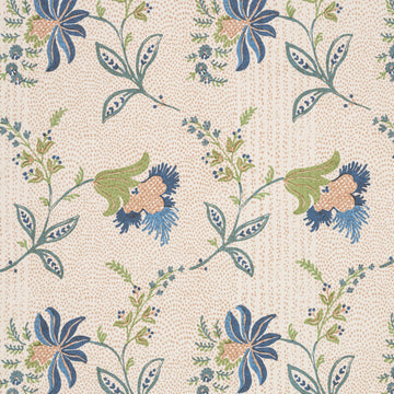 Sunswick Wallpaper Blue w/ Dots