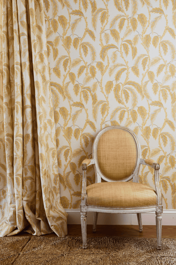 Palm Grove Fabric Yellow