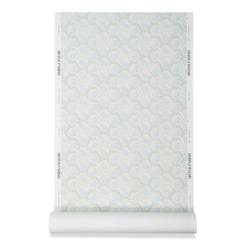 Verbena Wallpaper Seafoam Multi